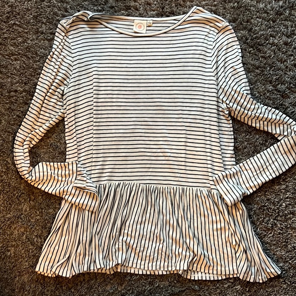 Live in the Moment Peplum Long Sleeve